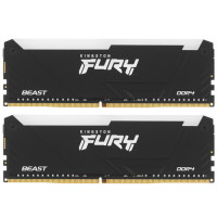 Оперативная память 64 Gb 3200 MHz Kingston FURY Beast RGB Black (KF432C16BB2AK2/64)