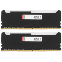 Оперативная память 64 Gb 3200 MHz Kingston FURY Beast RGB Black (KF432C16BB2AK2/64)