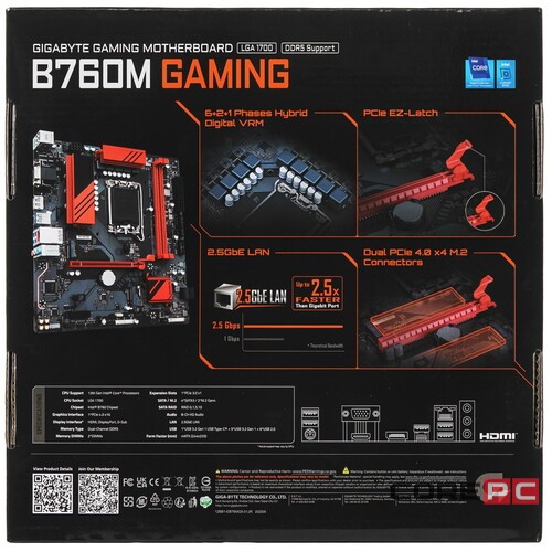 Материнская плата Gigabyte B760M GAMING AC DDR4