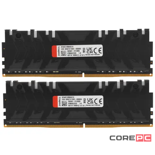 Оперативная память 16 Gb 4266 MHz Kingston FURY Renegade Black RGB (KF442C19RBAK2/16)