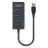 USB-хаб Orico HR01 3xUSB3.0/RJ45 черный