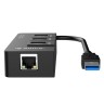 USB-хаб Orico HR01 3xUSB3.0/RJ45 черный