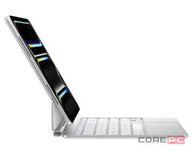 Клавиатура Apple Magic Keyboard with Trackpad для iPad Pro 11 (2024) русская (нейлон с подставкой) (белый) (MWR03)