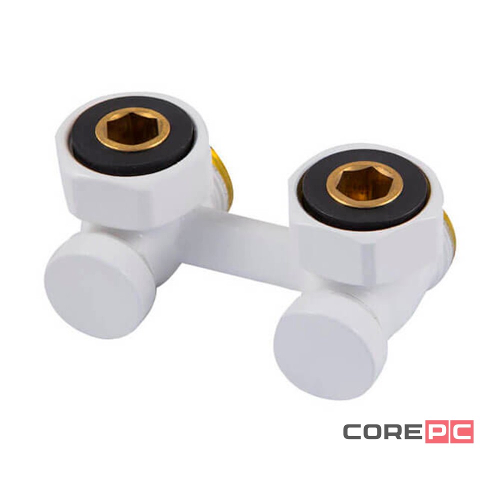 Узел нижнего подключения SCHLOSSER G 3/4 x 3/4 D-50 MM Standard 6007 угловой белый