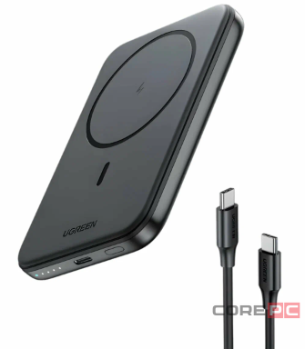 Внешний аккумулятор Baseus Airpow II Qi2 Magnetic 10000mAh 22.5W (черный) (P10080000123-00)