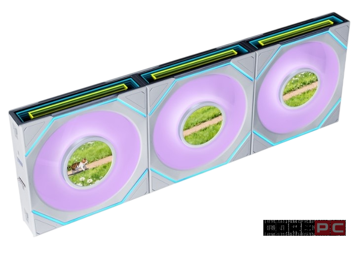 Комплект вентиляторов для корпуса Lian Li UNI FAN SL INF LCD FLEX 120 12SLIND1F3W ARGB White (G9F.12SLIND1F3W.R0)