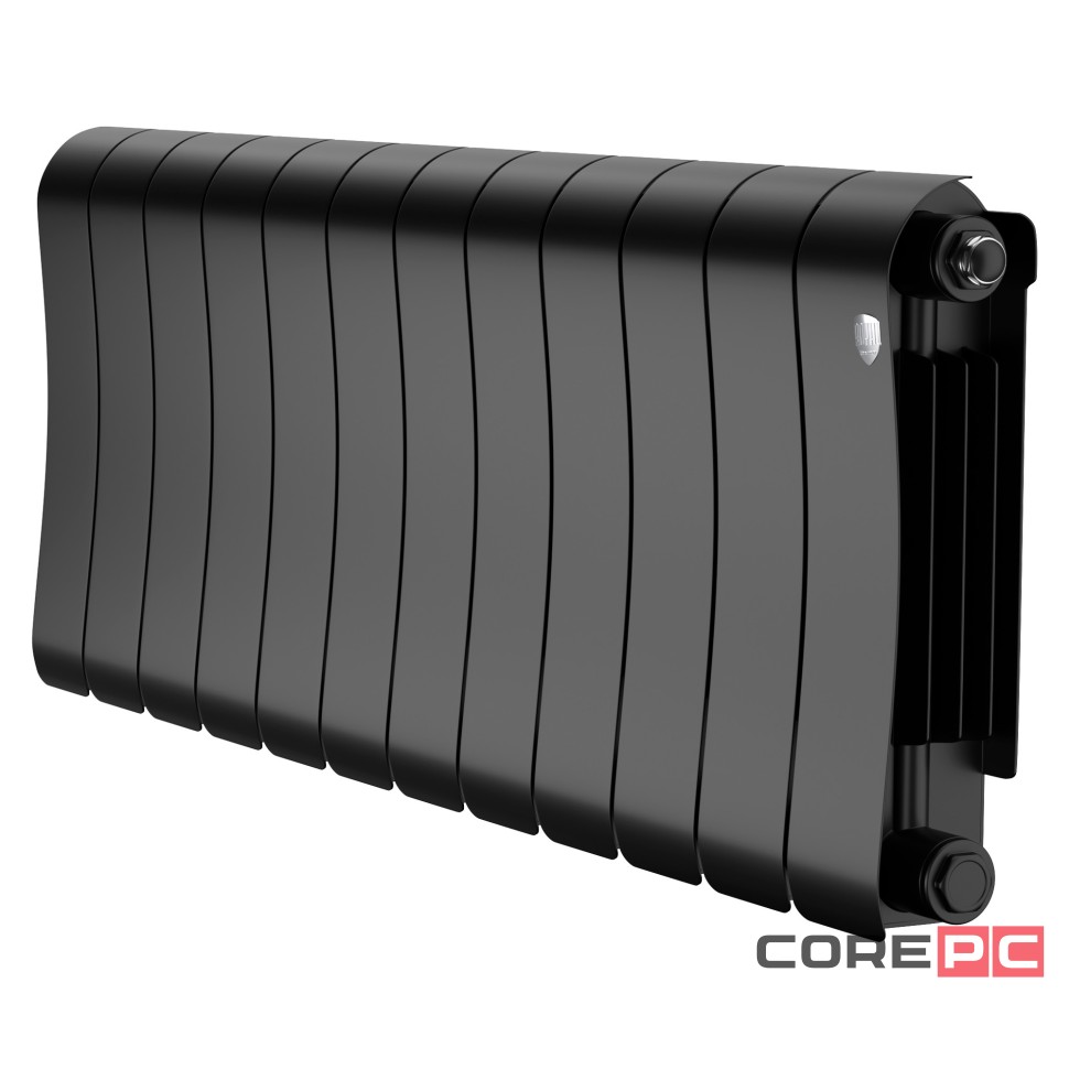 Радиатор биметаллический Royal Thermo Infinity 300 Noir Sable - 12 секц.