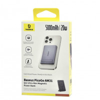Powerbank с беспроводной зарядкой Baseus PicoGo AM31 5000mAh 20W (P10081907123-00) Cosmic Black