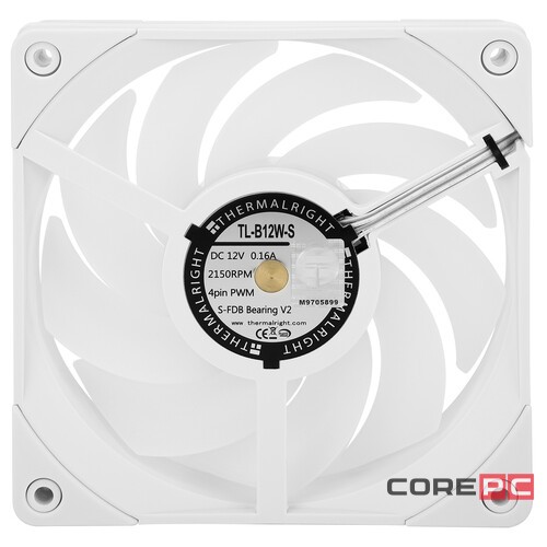 Вентилятор для корпуса Thermalright TL-B12W-S ARGB White (TRTLB12WS)