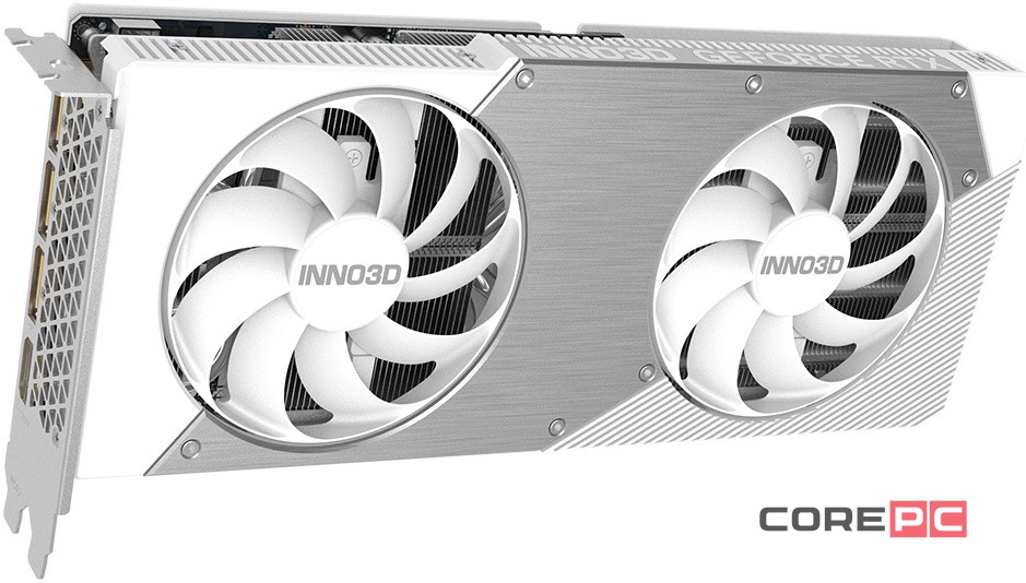 Видеокарта INNO3D (N506T2-16D7X-191073W) GeForce RTX 5060 Ti 16GB TWIN X2 WHITE ОС