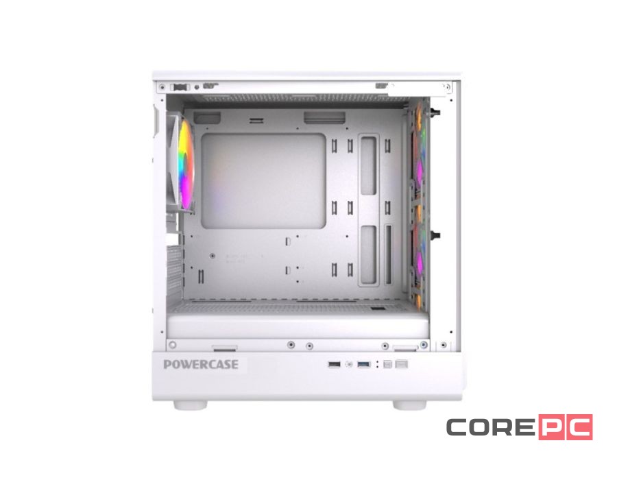 Компьютерный корпус Powercase Mistral Micro C4W ARGB White (CMMCW-A4)