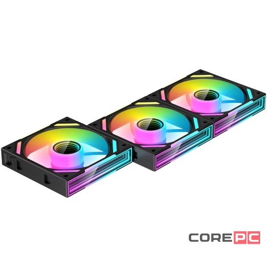 Комплект вентиляторов для корпуса XASTRA FS120B Reverse ARGB Black (FS120-3BA-SRX-GL)