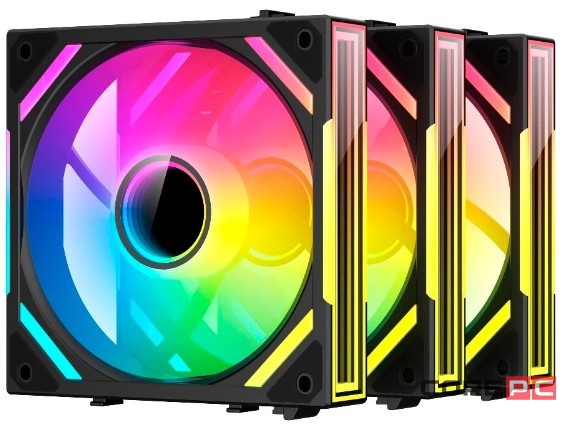Комплект вентиляторов для корпуса XASTRA FS120B Reverse ARGB Black (FS120-3BA-SRX-GL)