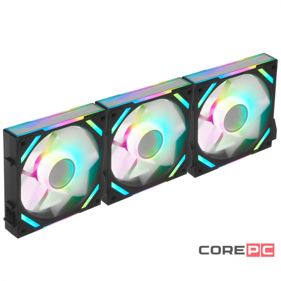 Комплект вентиляторов для корпуса XASTRA FS120B Reverse ARGB Black (FS120-3BA-SRX-GL)