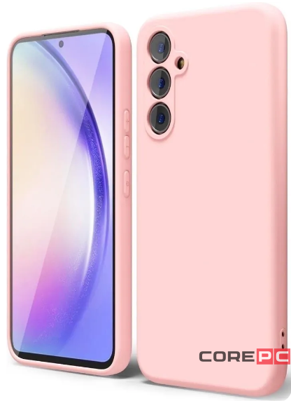 Накладка для Samsung Galaxy S23 Silicone cover без логотипа розовая