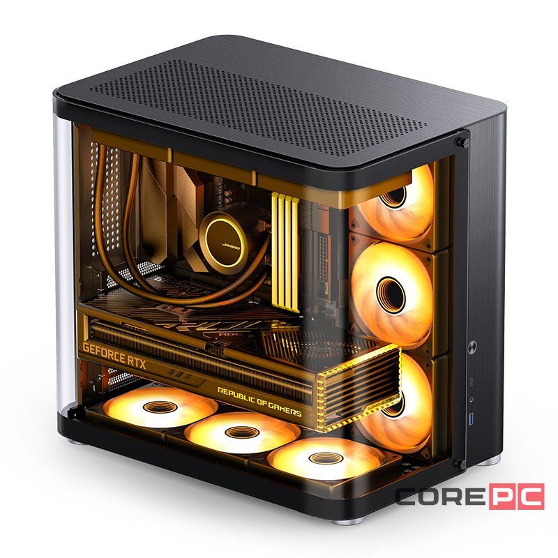 Компьютерный корпус JONSBO TG Black (TK-2 2.0)