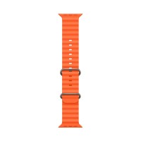 Apple Watch Ultra 2 49 mm Titanium Case Orange Ocean Band (One Size)