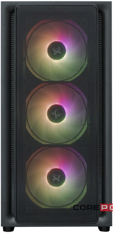 Компьютерный корпус XASTRA A411M 4ARGB-FC TG Black (A411M-4FC12A)
