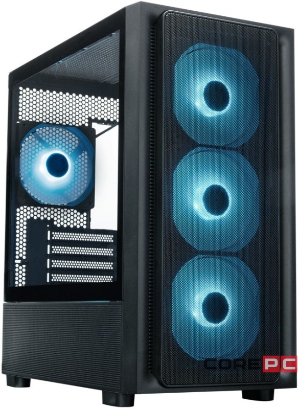 Компьютерный корпус XASTRA A411M 4ARGB-FC TG Black (A411M-4FC12A)