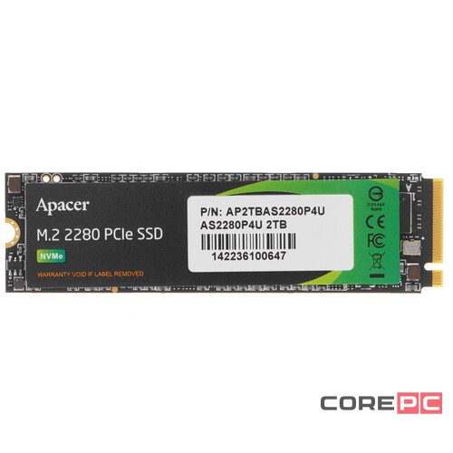 Твердотельный накопитель Apacer 2000 Gb (AP2TBAS2280P4U-1)