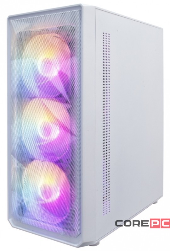 Компьютерный корпус 1STPLAYER FD3 FRGB White (FD3-WH-4F1-W)
