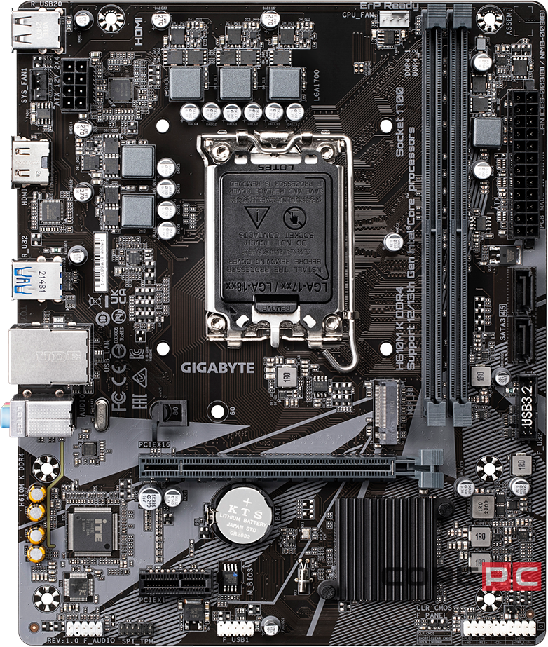 Материнская плата Gigabyte H610M K DDR4