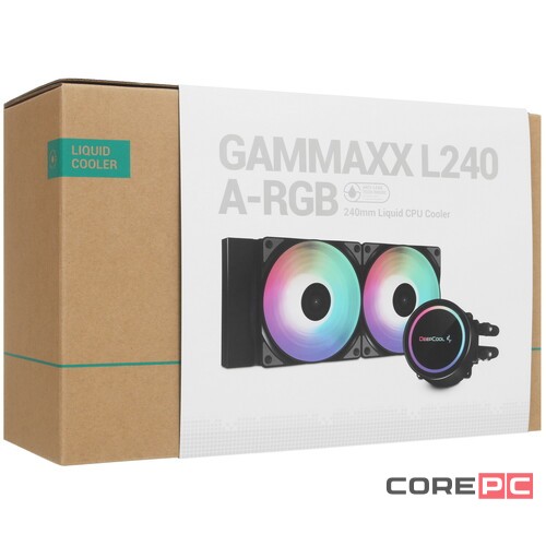 Система жидкостного охлаждения для процессора Deepcool GAMMAXX L240 A-RGB DP-H12CF-GL240-ARGB PWM