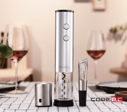 Винный набор аксессуаров Xiaomi Circle Joy Wine Accessories Gift Set 4 в 1 (CJ-TZ02) (серебристый)