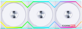 Комплект вентиляторов для корпуса Lian Li UNI FAN SL WIRELESS 120 Reverse Blade ARGB White (G99.12RSL1W3W.R0)