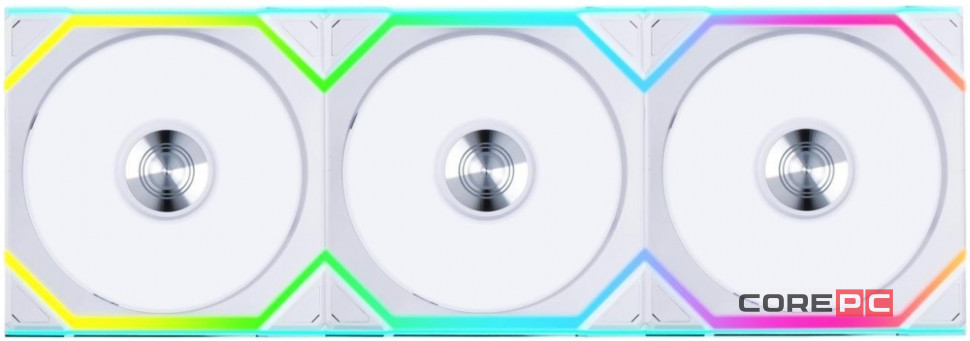 Комплект вентиляторов для корпуса Lian Li UNI FAN SL WIRELESS 120 Reverse Blade ARGB White (G99.12RSL1W3W.R0)