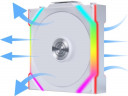 Комплект вентиляторов для корпуса Lian Li UNI FAN SL WIRELESS 120 Reverse Blade ARGB White (G99.12RSL1W3W.R0)