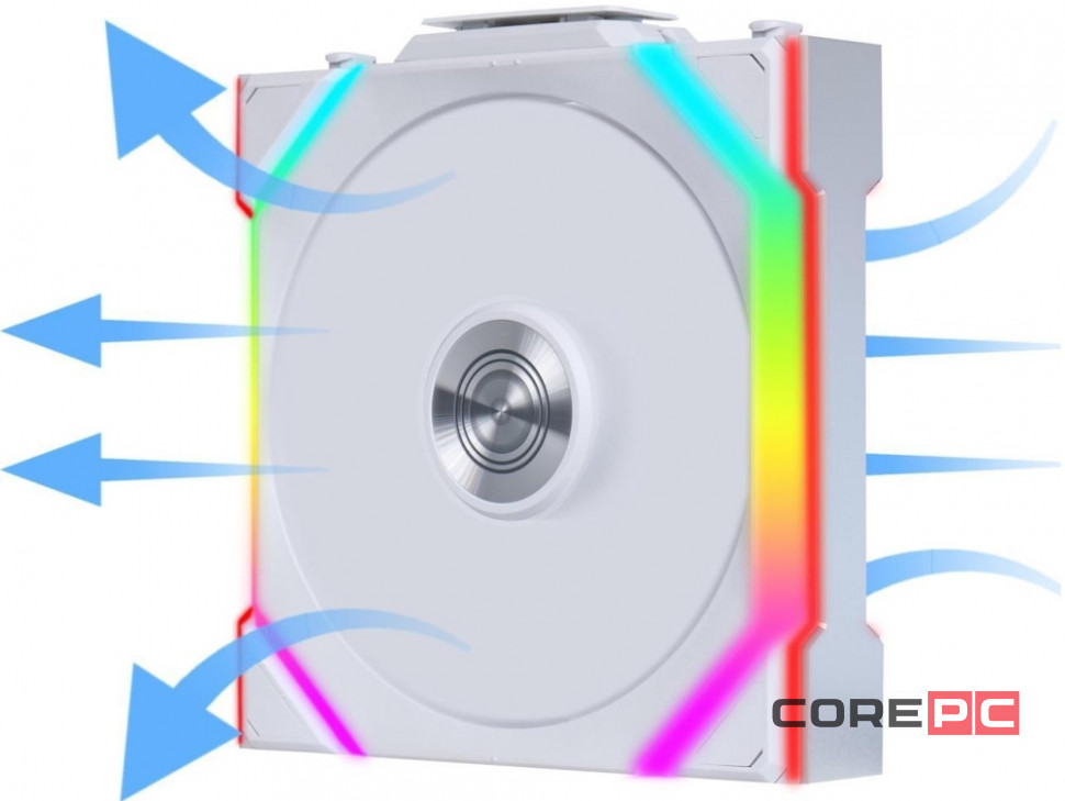 Комплект вентиляторов для корпуса Lian Li UNI FAN SL WIRELESS 120 Reverse Blade ARGB White (G99.12RSL1W3W.R0)