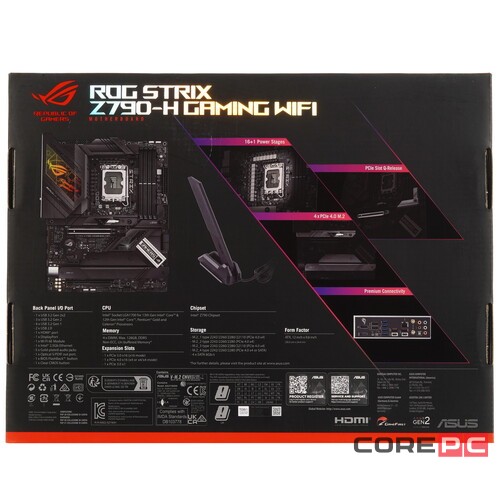 Материнская плата ASUS ROG STRIX Z790-H GAMING WIFI 90MB1E10-M0EAY0