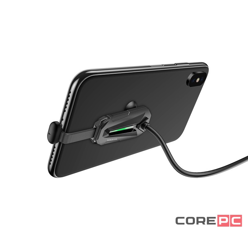 Кабель Borofone BU9 Unreal gaming USB/Lightning 1.2m (черный)