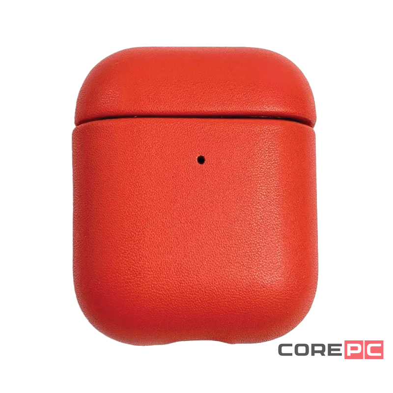 Кожаный чехол для AirPods 3 K-DOO LuxCraft+ красный