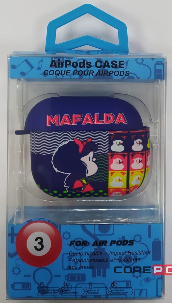 Силиконовый светящийся в темноте чехол для AirPods 3 Luxo Kaws рисунок №34