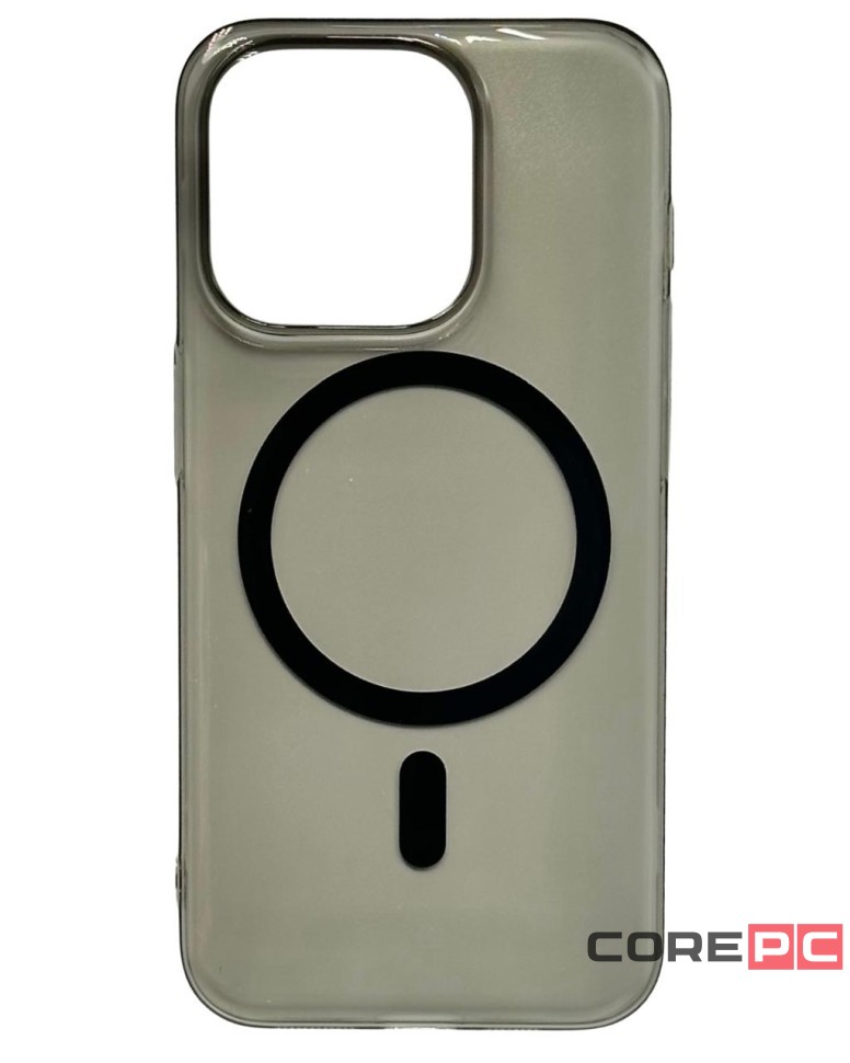 Накладка для i-Phone 15 Pro Keephone X-Crystal Magsnap черный прозрачный