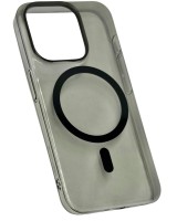 Накладка для i-Phone 15 Pro Keephone X-Crystal Magsnap черный прозрачный