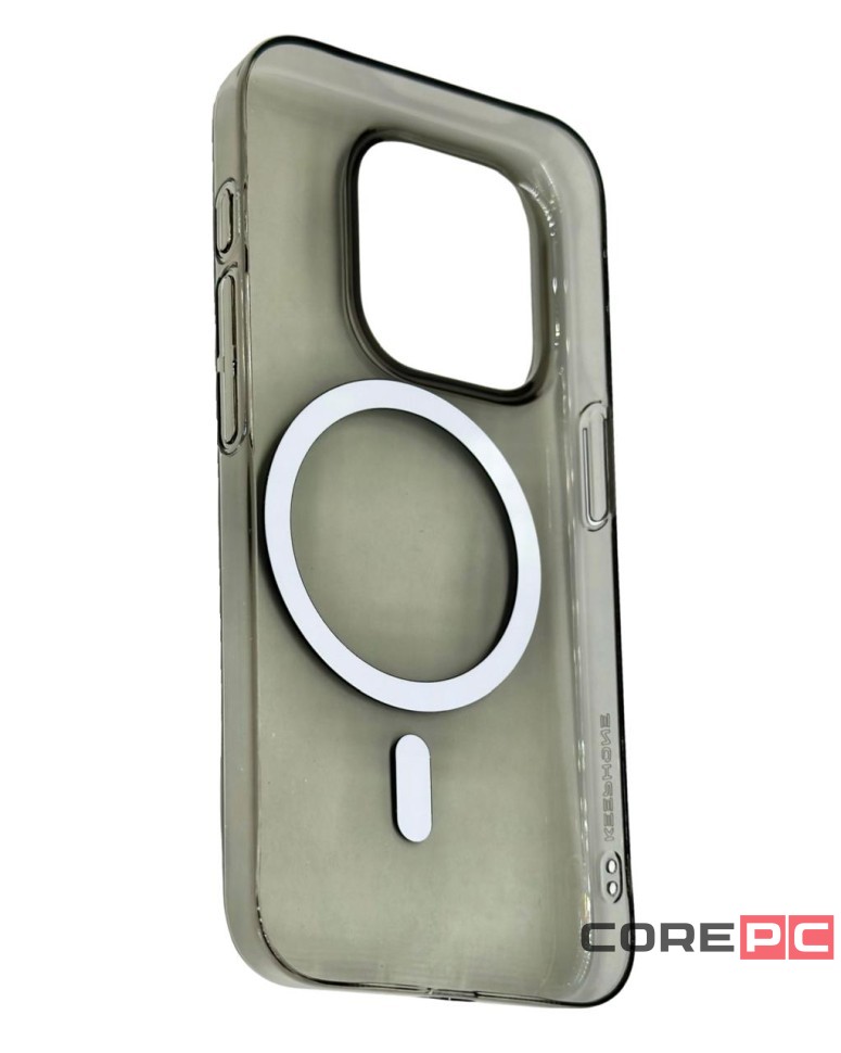 Накладка для i-Phone 15 Pro Keephone X-Crystal Magsnap черный прозрачный