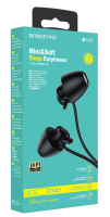 Наушники с микрофоном Borofone BM58 Sleep 1.2м черные