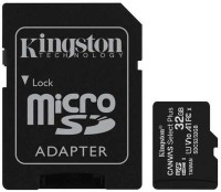 micro SDHC карта памяти Kingston 32GB Class10 UHS-I Ultra 100MB/s с адапт. (SDCS2/32GB)