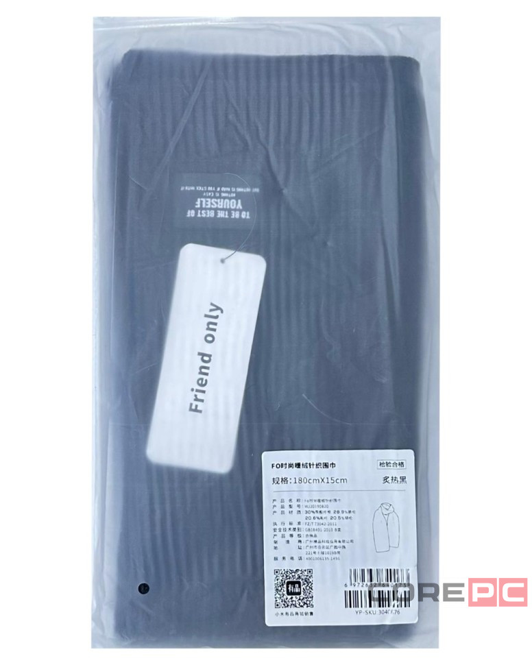 Вязаный шарф Xiaomi Youpin FO черный