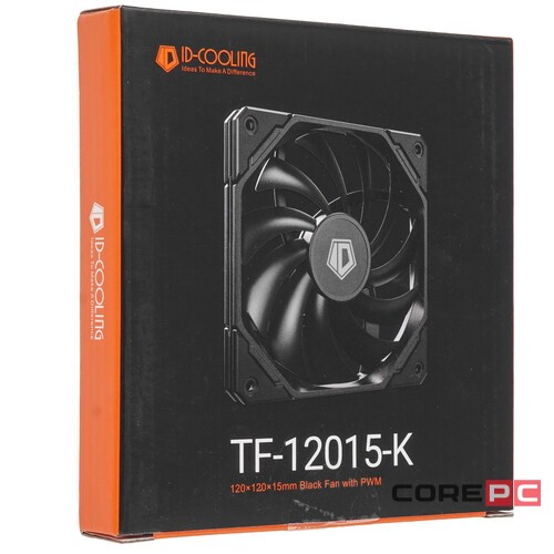 Вентилятор для корпуса ID-COOLING TF-12015-K PWM BOX