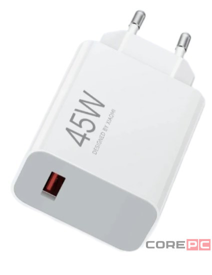 Сетевое зарядное устройство Xiaomi MI 1USB 45W (MDY-17-EF) белое