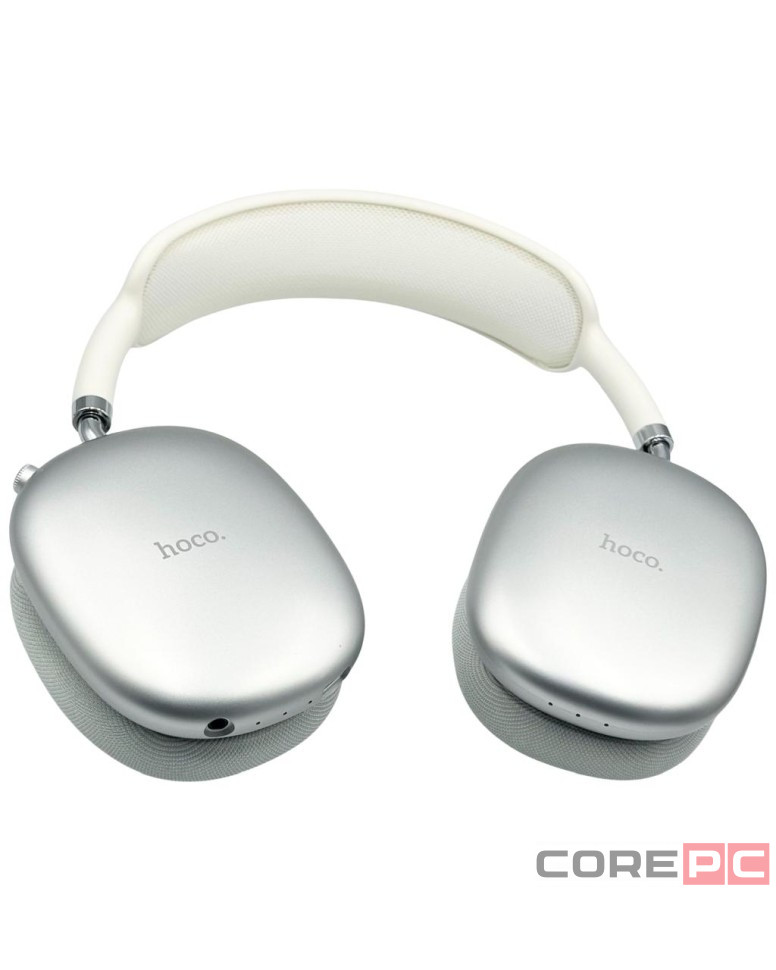 Стереонаушники Bluetooth полноразмерные Hoco W55 Plus ANC BT5.4/ANC/65ч серебристые