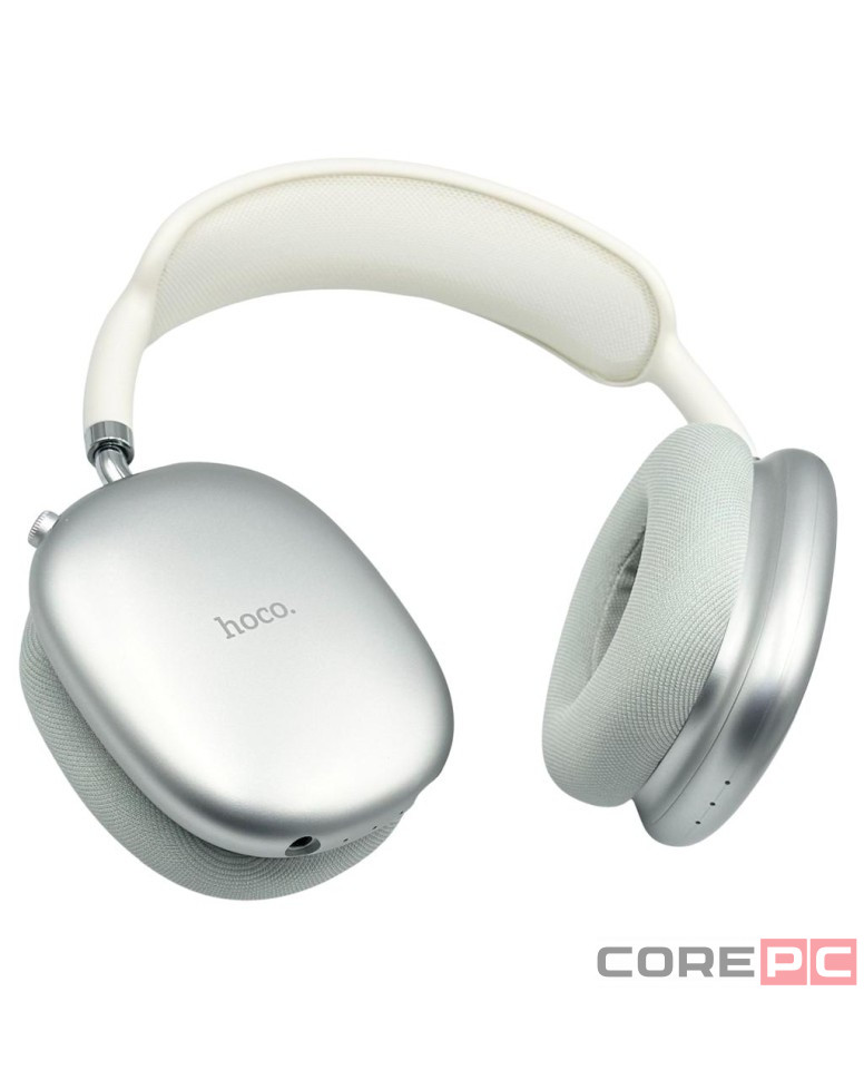 Стереонаушники Bluetooth полноразмерные Hoco W55 Plus ANC BT5.4/ANC/65ч серебристые