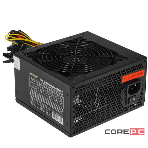 Блок питания ExeGate 400W 400NPXE Black (EX221636RUS)