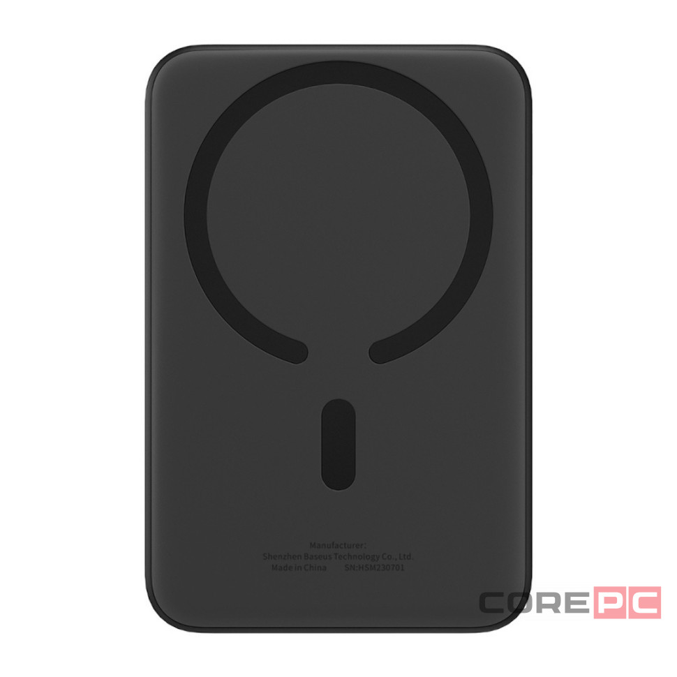 Powerbank с беспроводной зарядкой Baseus Magnetic Mini Air Slim 10000mAh 20W (P10059001113-00) черны