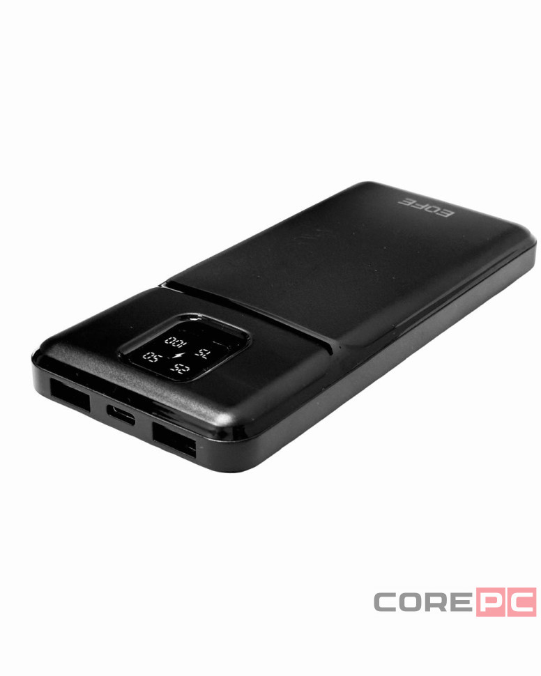 Powerbank EOFE G102 10000mAh 2A 2USB/Type-C с дисплеем чёрный