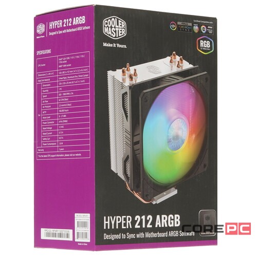 Кулер для процессора Cooler Master HYPER 212 ARGB RR-2V2L-18PA-R1 PWM